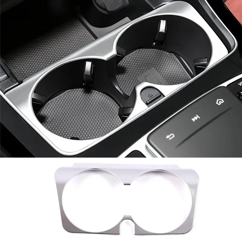 

For Mercedes Benz C E GLC Class W205 W213 X253 Rear Cup Panel Trim Protector Cover ABS Carbon Fiber Pattern Protect Accessories