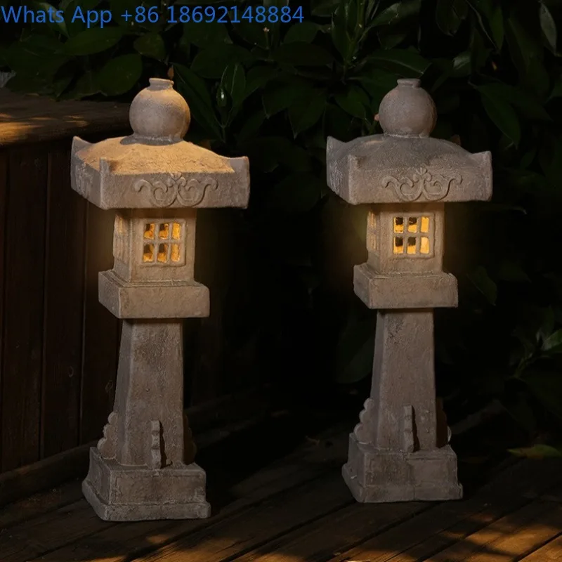 Outdoor Floor-Standing Chinese Style Courtyard Garden Villa Balcony Zen Creative Ornament Decoration