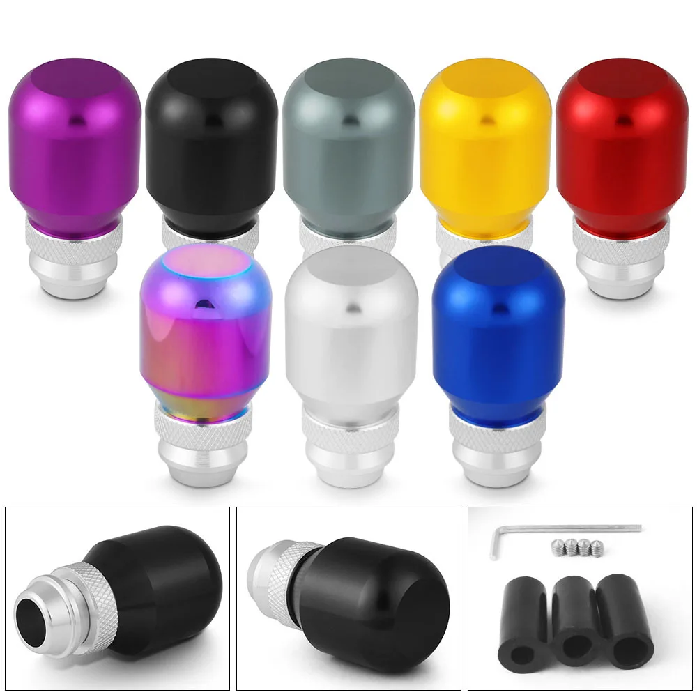 7CM-9.5CM Adjustable Aluminum Car Gear Shift Knob Universal Manual Gear Shifter Lever Knob Shift Head Shifter Lever