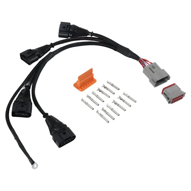 

1.8T Ignition Coil Wiring Harness Loom For 1997-2006 TT A4 Quattro Golf Jetta Passat Beetle 1.8L Turbocharged-A61E