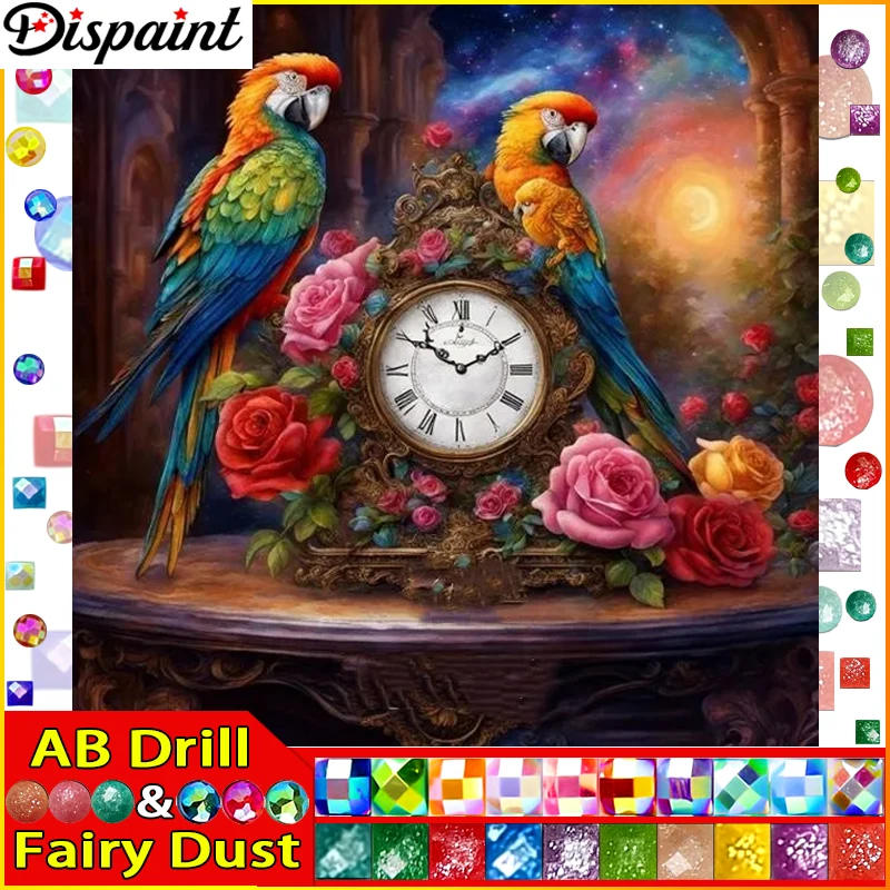 Dispaint Fairy Dust AB 5D Diamond Embroidery Needlework Kit