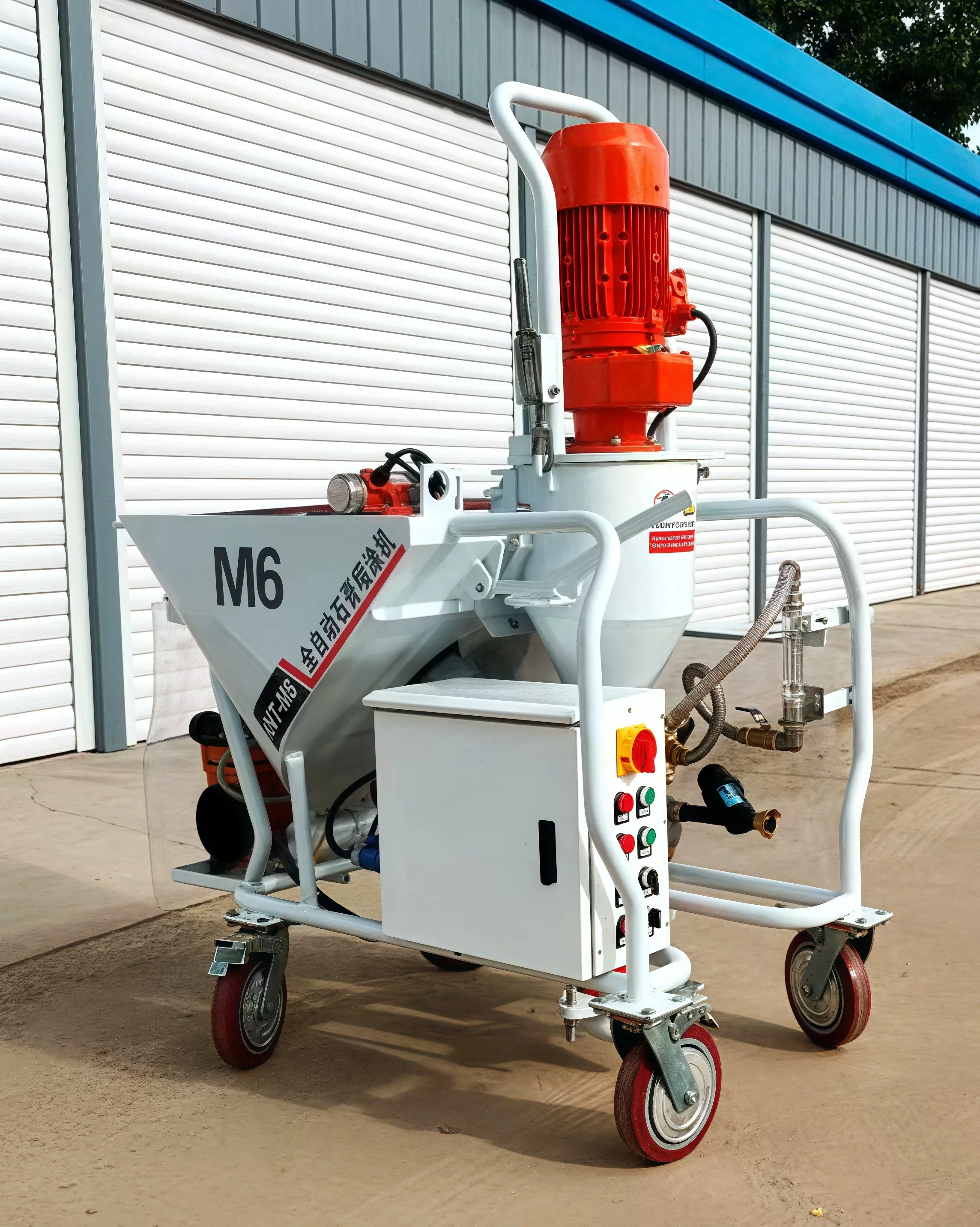 เครื่องพ่นยิปซั่มฉาบผนัง M9, เครื่องฉาบปูนซีเมนต์