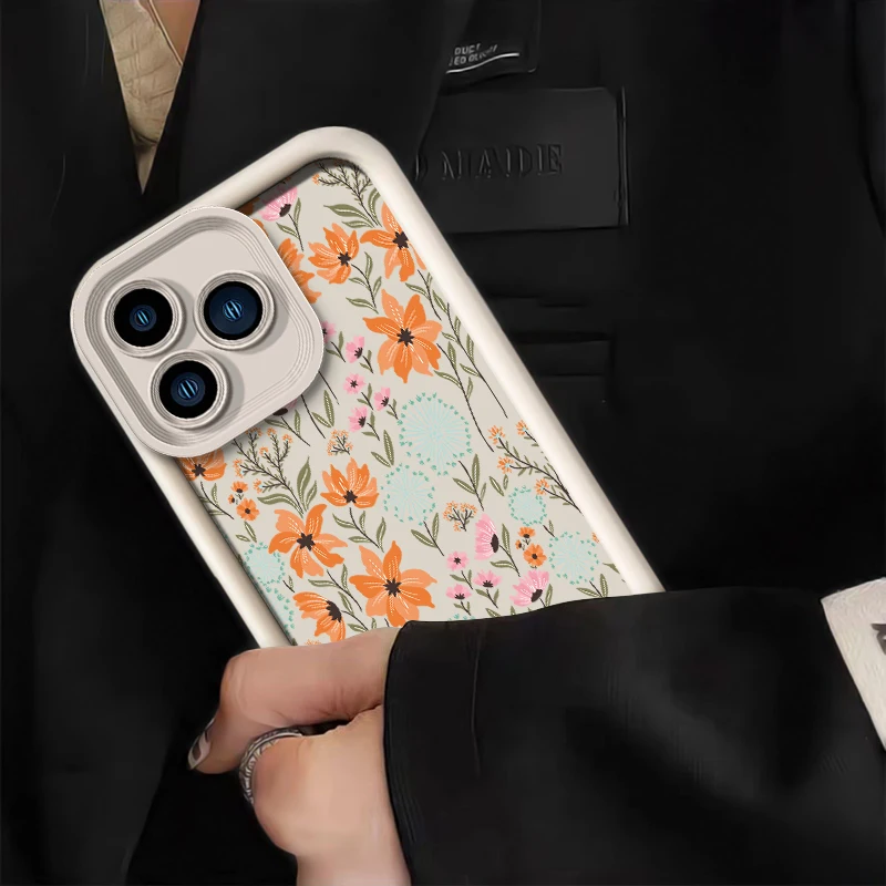 سيليكون جراب هاتف ل ممن لهم Realme C75 C71 C67 C65 C63 C55 C53 C30 C17 C15 C12 C11 C25S C25Y C21 C21Y C20 C20A زهرة غطاء #3