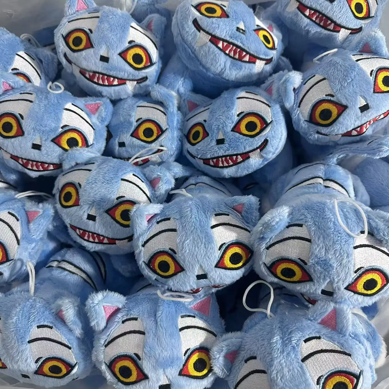 

Anime K-pop Demons Hunters Plush Cute Purple Tiger Black Hat Magpie With 3 Eyes Monster Hunt Girl Group Stuffed For Fans Gifts