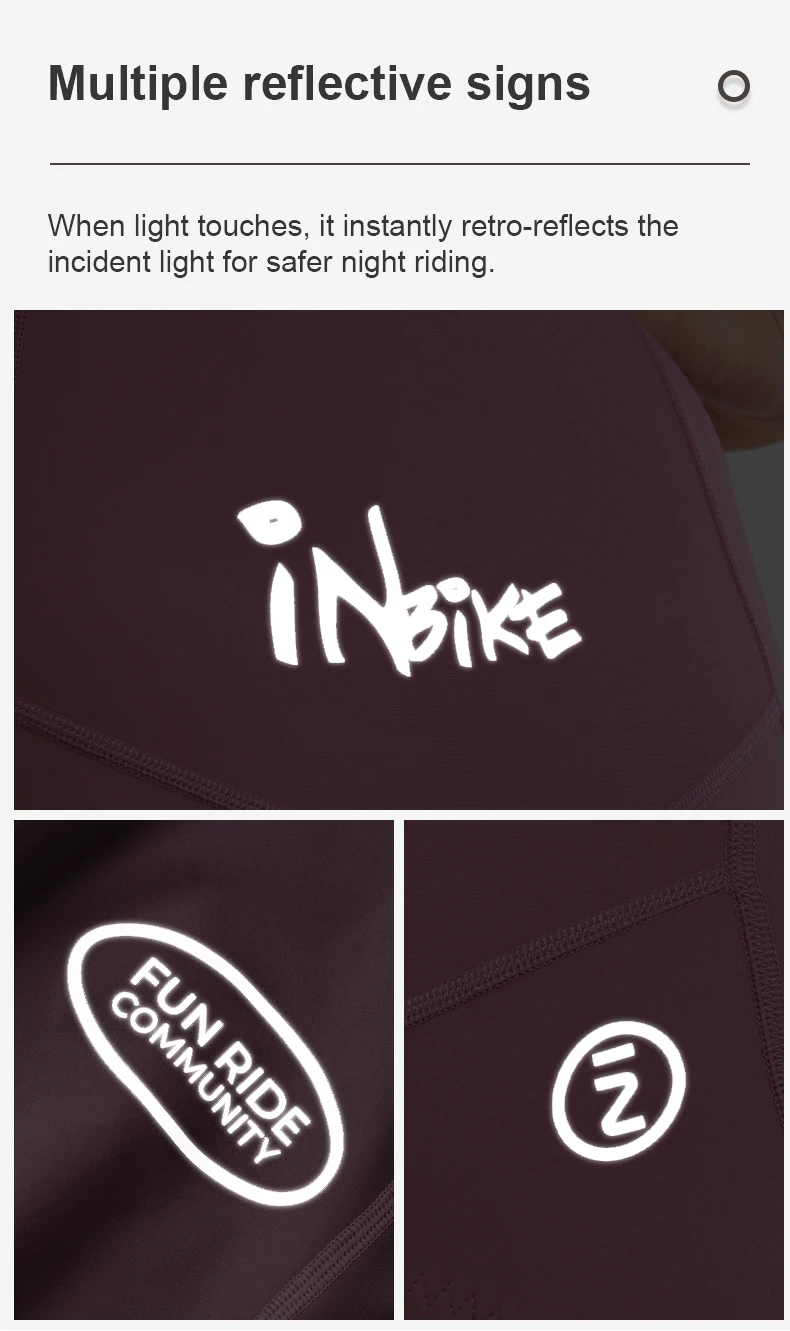 INBIKE Neue Sommer-Radlerhose für Damen, gepolsterte MTB-Fahrradhose mit Taschen, Radsport-Shorts für Frauen – Detail 5