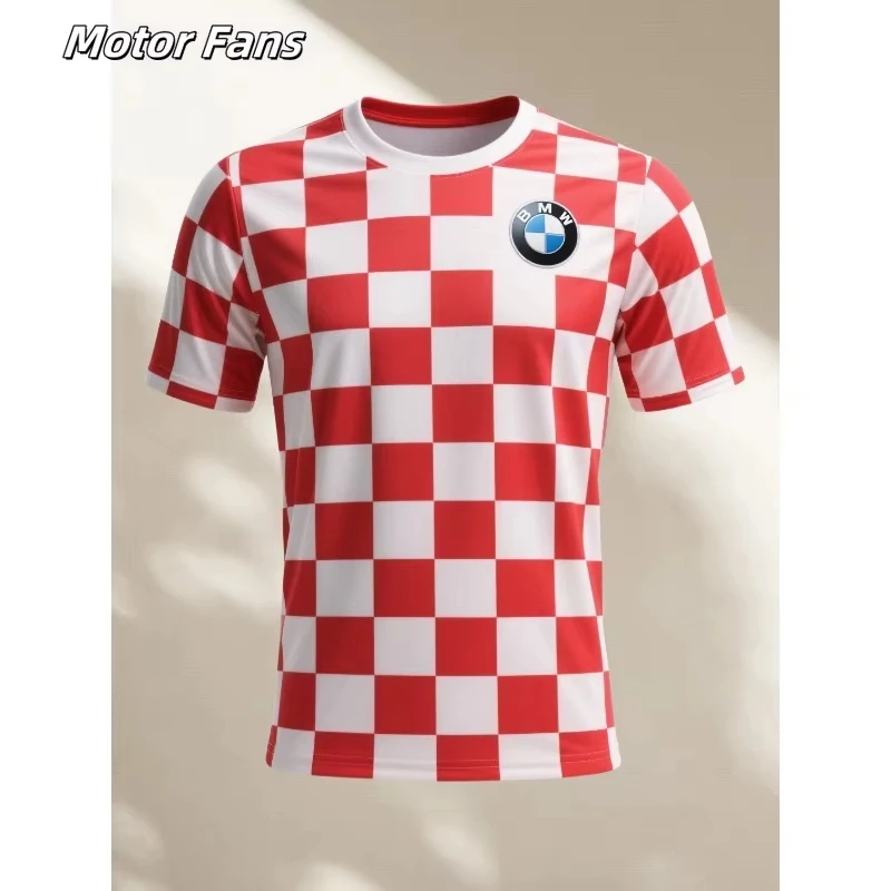 

Футболка BMW Motorrad, мужская быстросохнущая спортивная футболка высокого качества, дышащая, впитывающая пот, велосипедная футболка с короткими рукавами