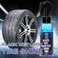 Black Wet Look Tire Shine Dressing For a Whole New Level of Shine and Depth of Black Safe for Cars Trucks Motorcycles RVs & More