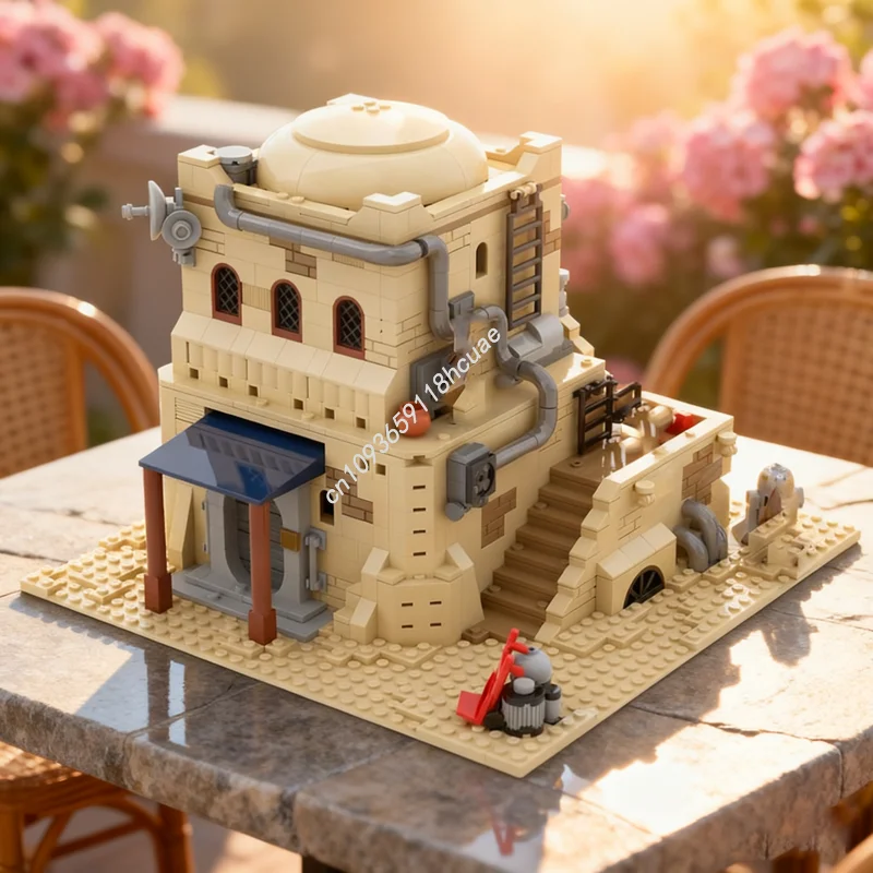 

962pcs MOC SW Tatooine Mos Eisley Desert Star Battle Model Toy Building Blocks DIY Creative Idea Christmas Gifts Kids Birthday