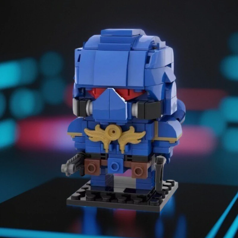 

MOC Game Series Hammer Fighting Character Bricksheadz Model Children's Puzzle Assembly Building Blocks Toys Boy's Birthday Gift