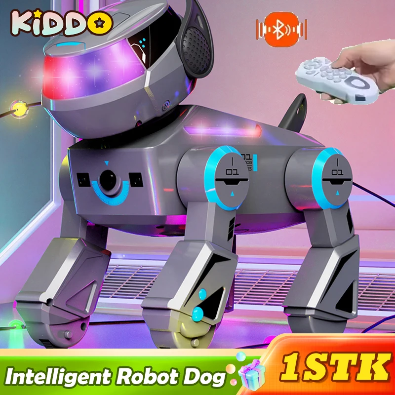 

Intelligent Robot Dog Funny Electronic Robotics Remote Control Stunt Smart Robots for Children Boys Kids Creative Birthday Gift