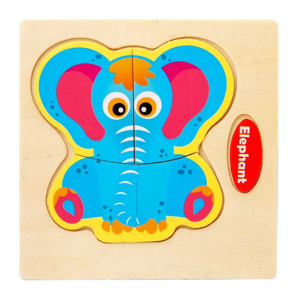 Rompecabezas de animales 3D de madera, rompecabezas de múltiples temas, rompecabezas de madera 3D, juego de inteligencia, rompecabezas, juego interactivo, regalos para niños