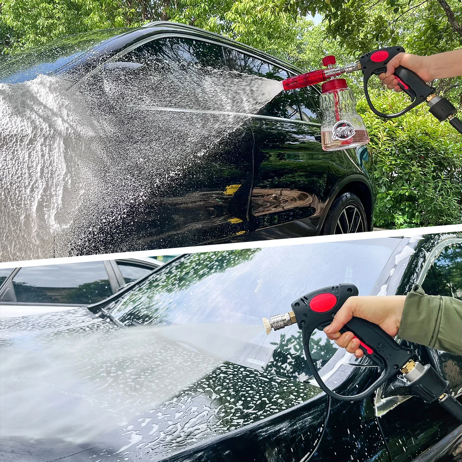 

Pressure Washer Water Gun Kit for Car Cleaning Hose Connector for Karcher Nilfisk Parkside Bosch Quick Connector Nozzles