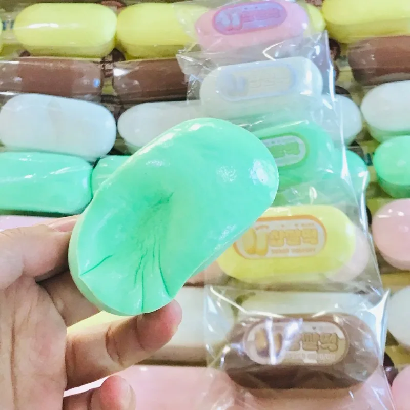 Cute Mini Squishy Bread Fidget Toy Anti-Stress Slow Rising ASMR Sensory for ADHD Autism Anxiety Gifts Kids Adults