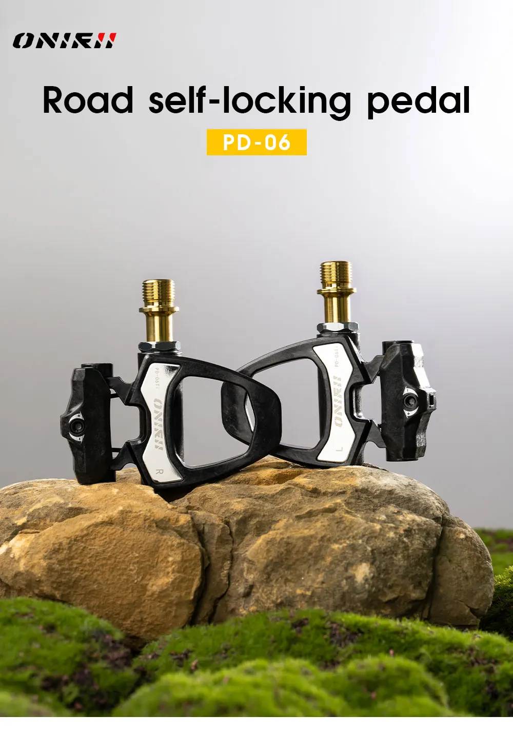 ONIRII PD-06 Road Bike Carbon Lock Pedals Bicycle SPD Self-Locking