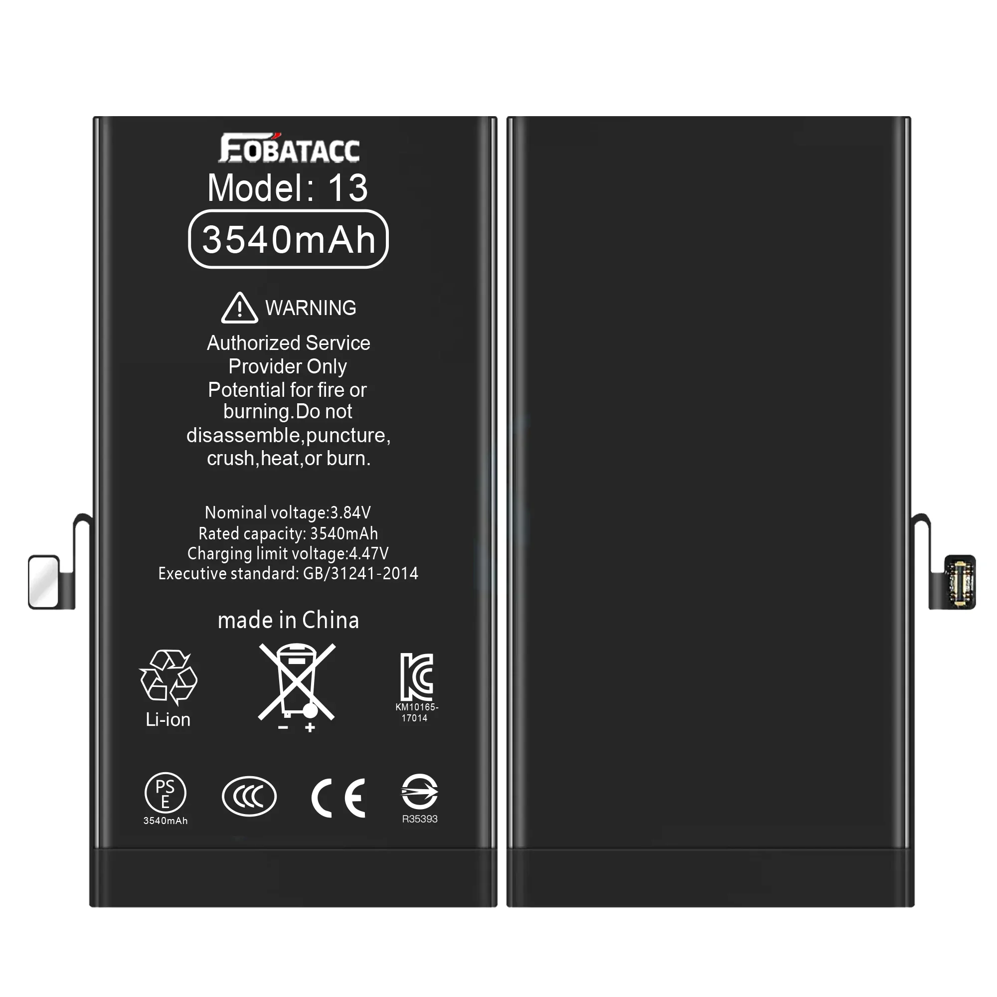 

2025 YEAR 2025 Year s EOTABACC New 100% High Quality Battery For Apple 13 3540mah phone Bateria+ Free Tools