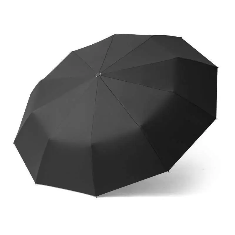 

Automatic Umbrella Men's High Aesthetic Value Sunshade Sun Umbrella Rainproof Foldable Stainless Steel Black Glue Umbrella