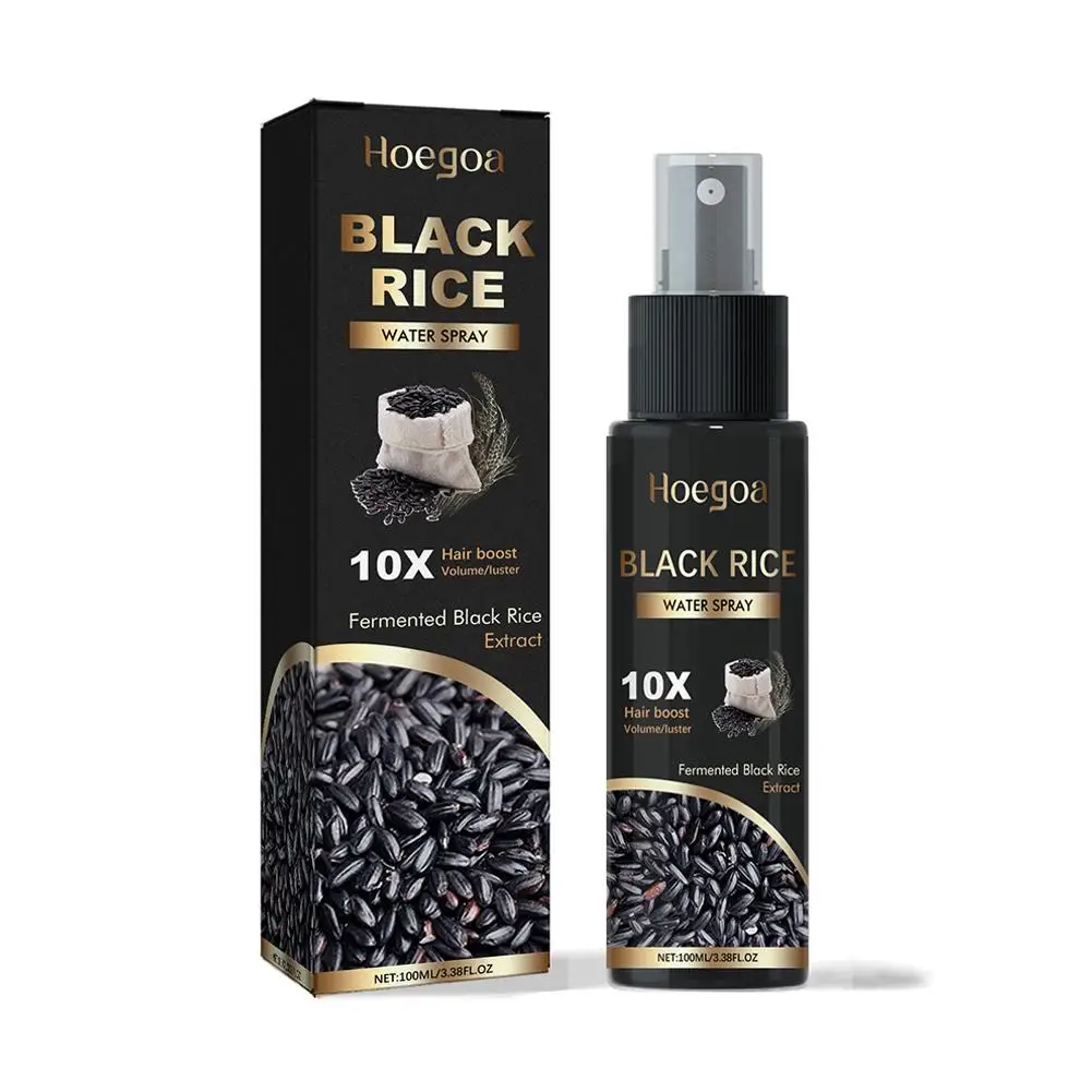 100ml Rice Water Hair Mist Essence Hair Moisturizing Spray Anti-Hair Rice Black Essence Hair Spray Care Care Product Water Y1Q2