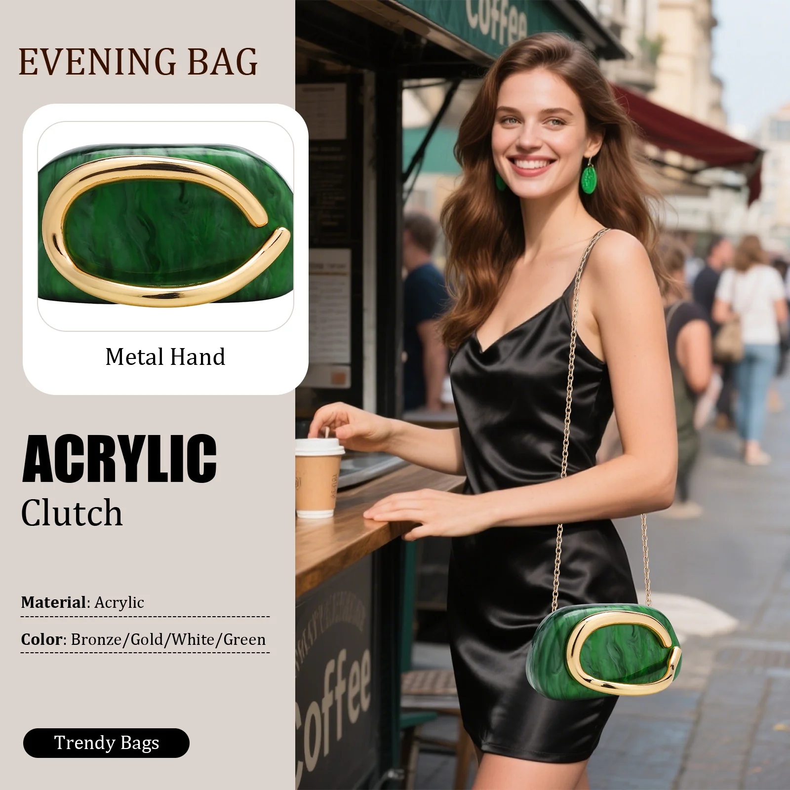 2026 New Acrylic Fashion Luxur - Women Bags 2026 Trends recension och pris