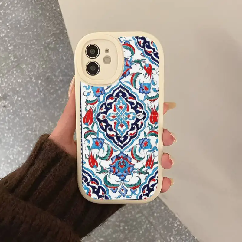 Persian carpet Floral Phone Case Hard Leather Phone Case for iPhone 13 12 Mini 11 14 Pro Max Xs X Xr 7 8 Plus 6 6s Se 2022