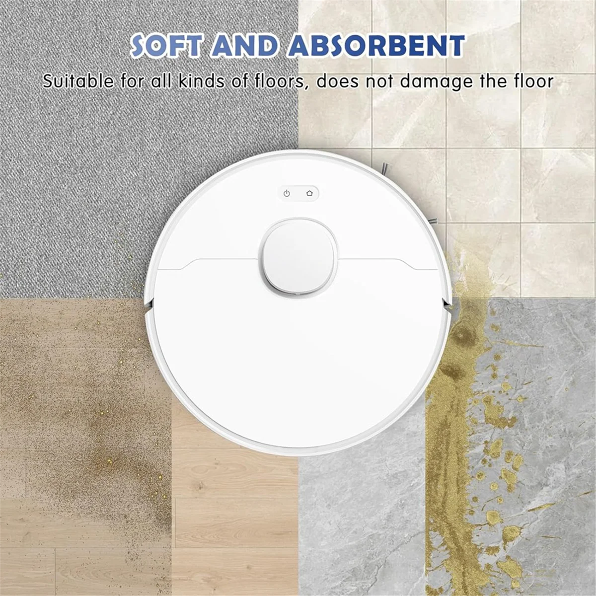 Dreame l10s,l10s ultra,l10s pro ultra,l20 ultra,l10s pro ultra,熱,xiaomi x10,掃除機ロボット,洗える,10個入りパック用のモップ