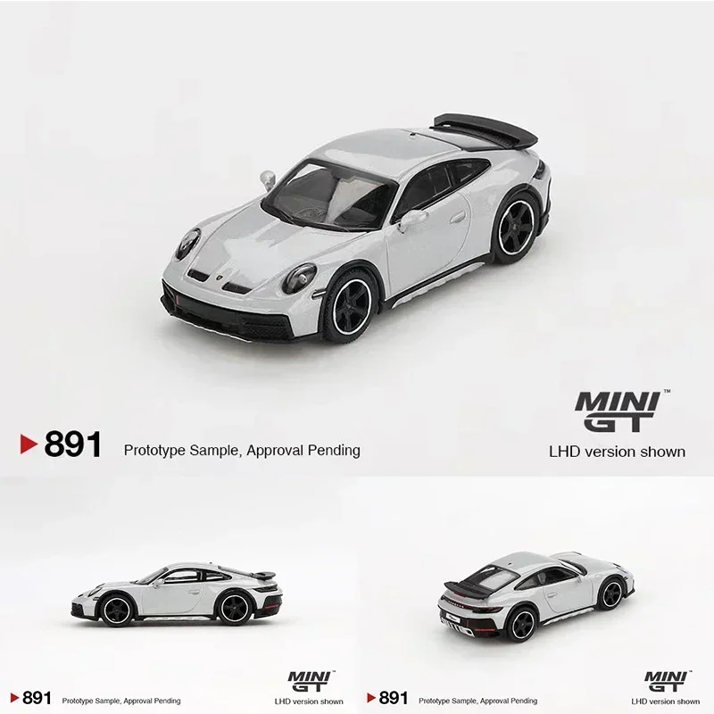

MINIGT 891 In Stock 1:64 992 Dakar Ice Gray Metallic Diecast Model Collection Toys