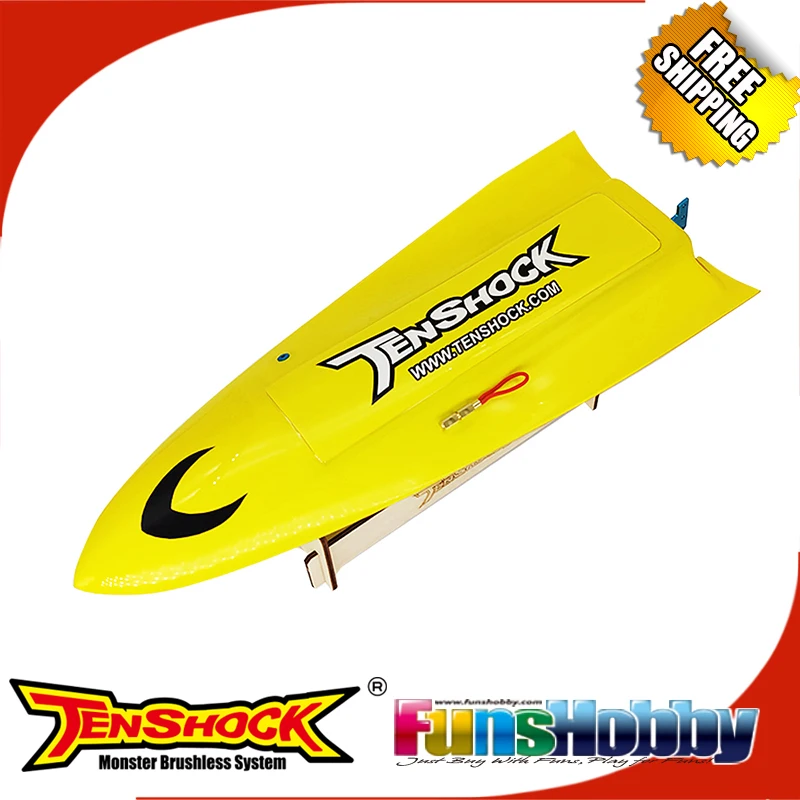 Tenshock Mini ECO volador Glass/carbon Firber ARTR BOAT With viper Motor BX40 ESC