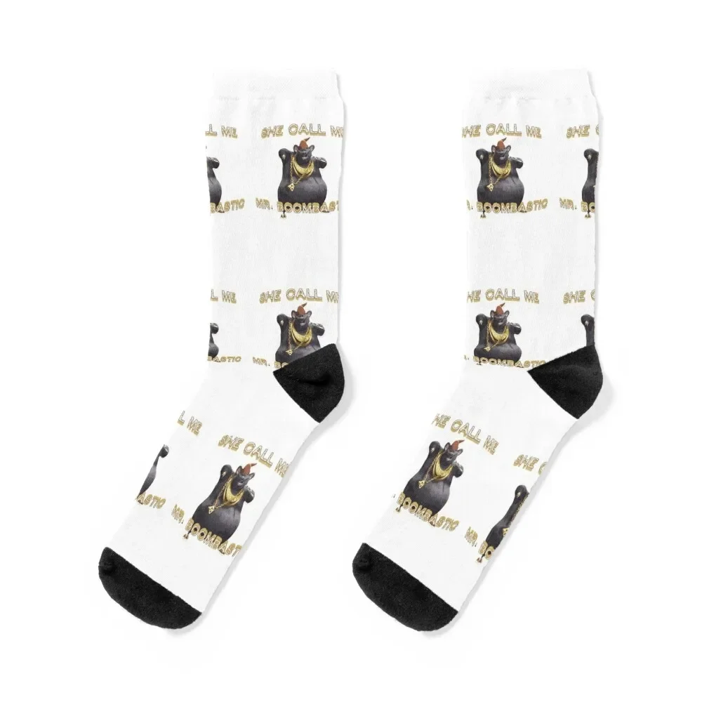 

Biggie Cheese - She Call Me Mr Boombastic Socks FASHION professional running ankle Designer Man Socks Women's