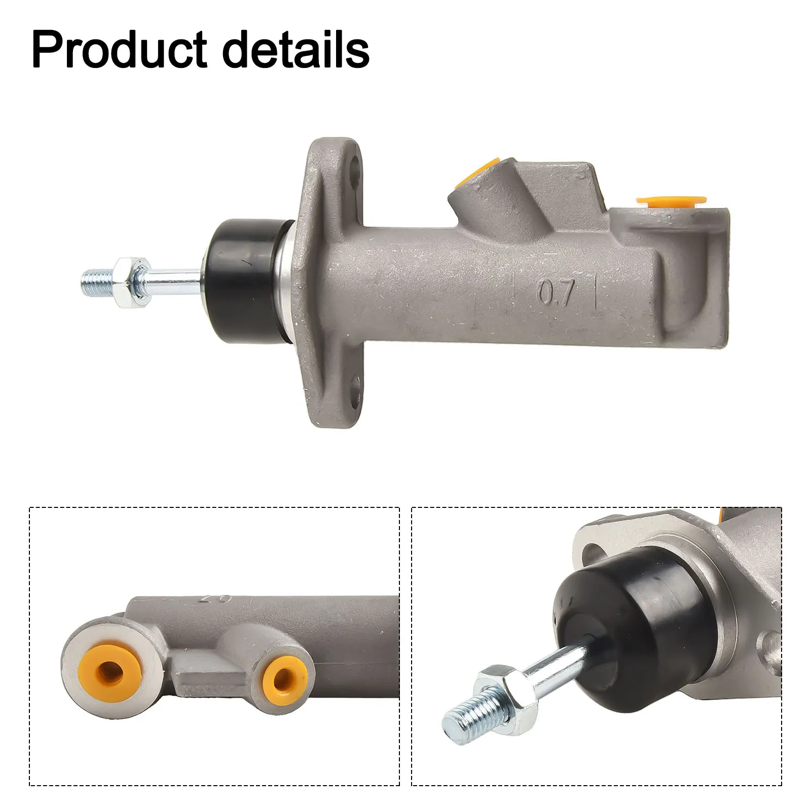 

Обслуживание автомобиля, как показано на рисунке, цилиндр из алюминиевого сплава, автомобильный тормозной компонент, абсолютно новое состояние, простая установка