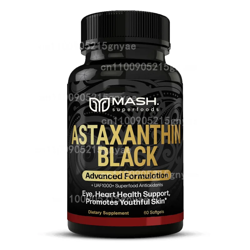 Astaxantina Cápsulas de astaxantina de 12 mg (EPA, DHA) Salud de las articulaciones y la piel Apoyo la inmunidad Suplemento dietético antioxidante