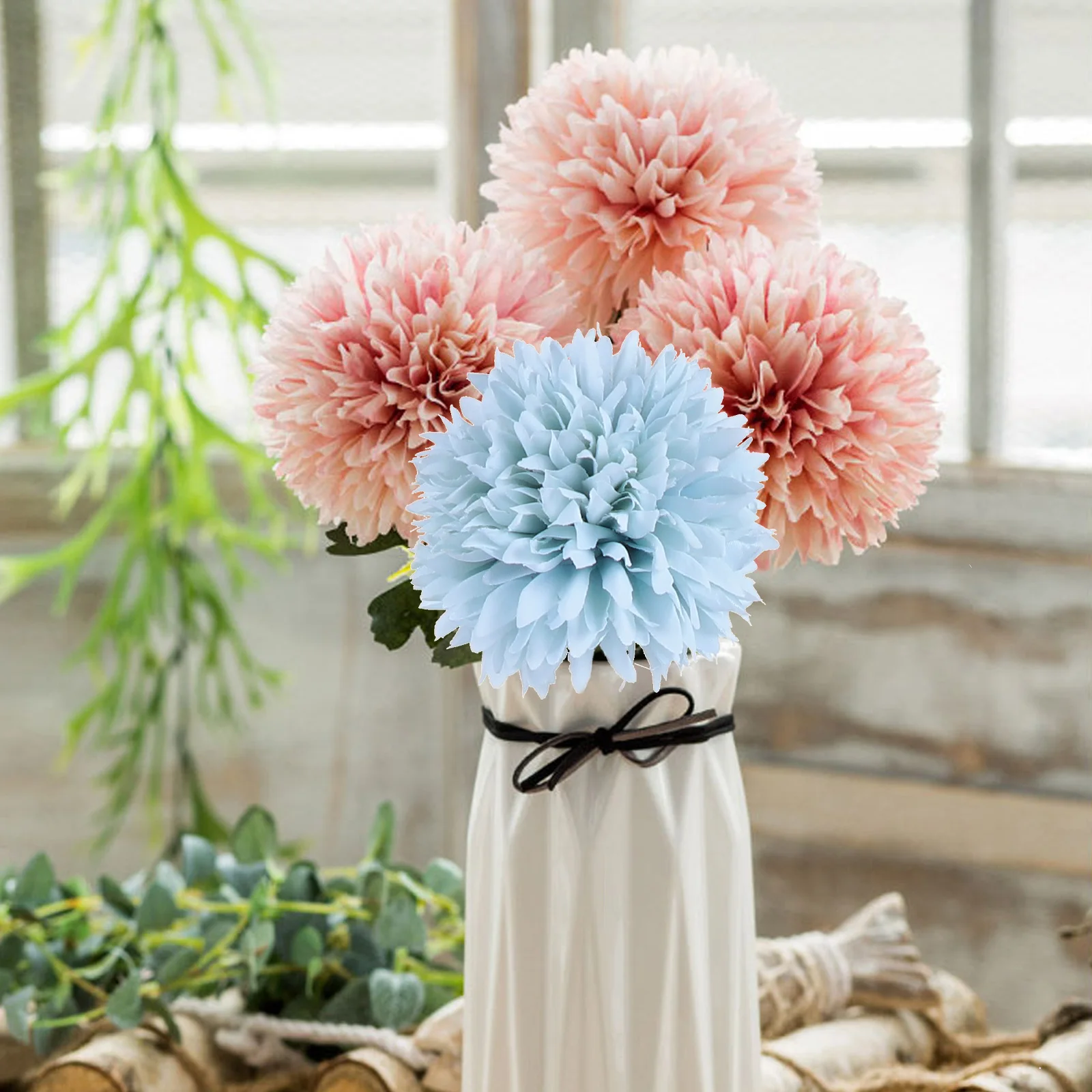 

6 PCS Wedding Decor Artificial Flower Faux Flowers Bouquets for Plant Bridesmaid