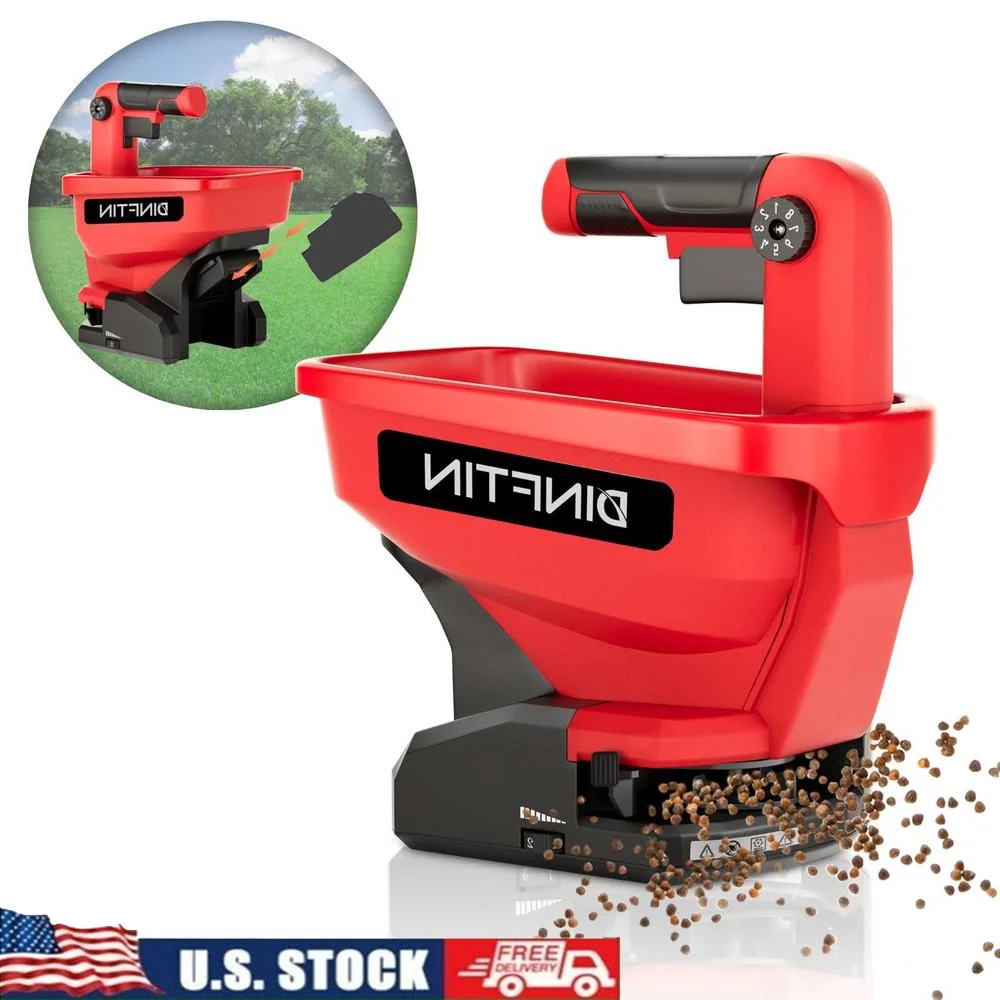 Milwaukee 18V Li-ion Battery Operated Handheld Seed Spreader Adjustable 6-Speed Sower 3L Hopper Year-Round Use Grass Seeds Rock