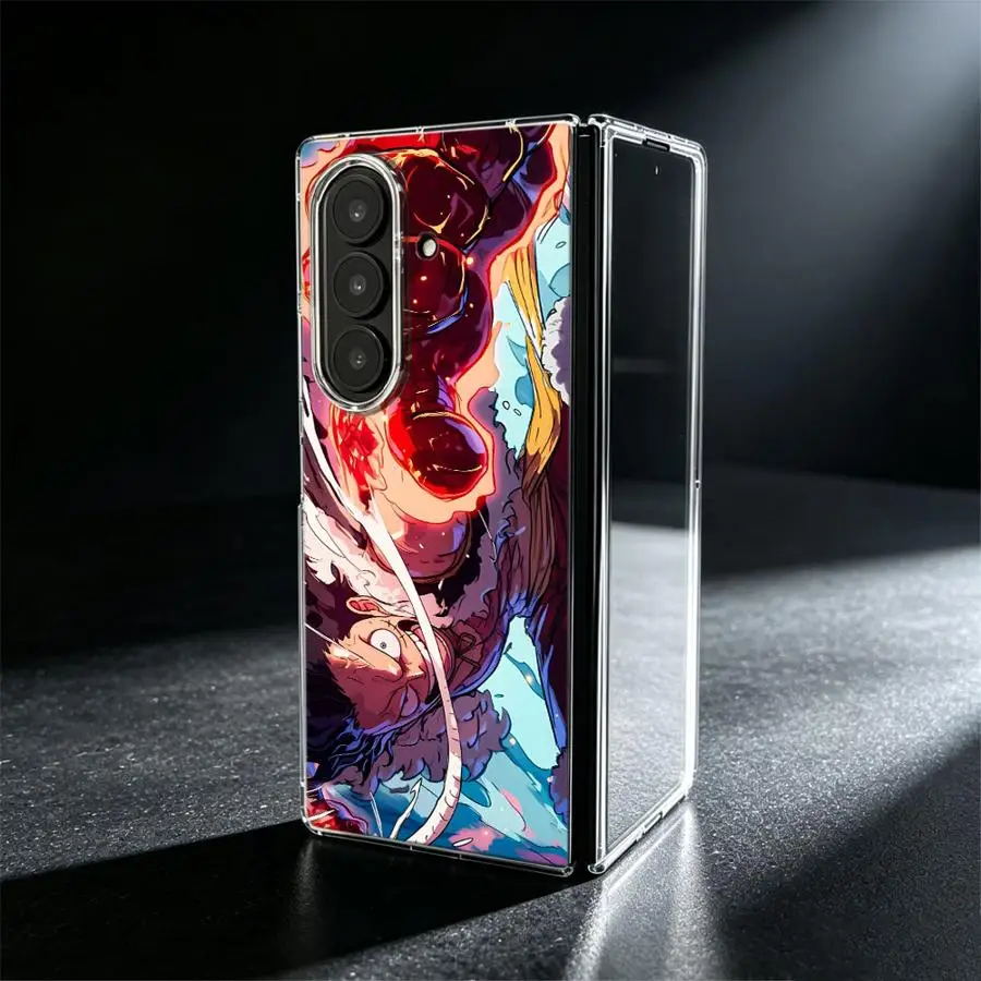 Case for Samsung Galaxy Z Fold 8 Ultra ZFold3 ZFold5 Z Fold 7 6 5 4 3 ZFold4 ZFold6 ZFold7 Phone Funda One P-Piece Luffy