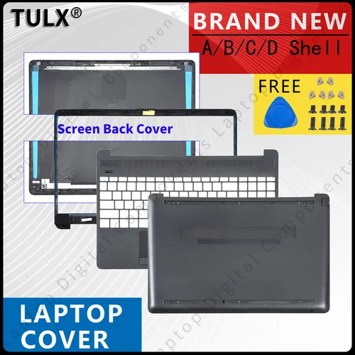 Cubierta para 15-DW 15S-DU 15S-DY 15S-DR 255 G8 250 G8 TPN-C139 cubierta trasera LCD reposamanos cubierta inferior bisagras reemplazar cubierta
