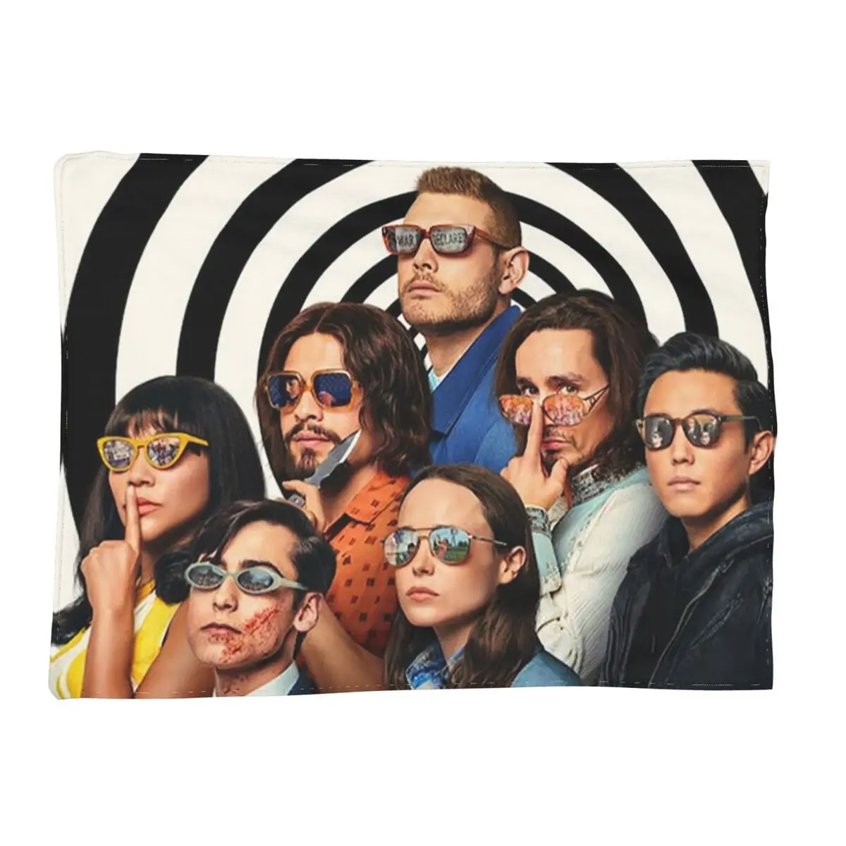 Umbrella Academy I Know I'm Better Than You Number 5 Blankets Warm Flannel Throw Blanket Bedding for Bedroom Picnic Home Couch