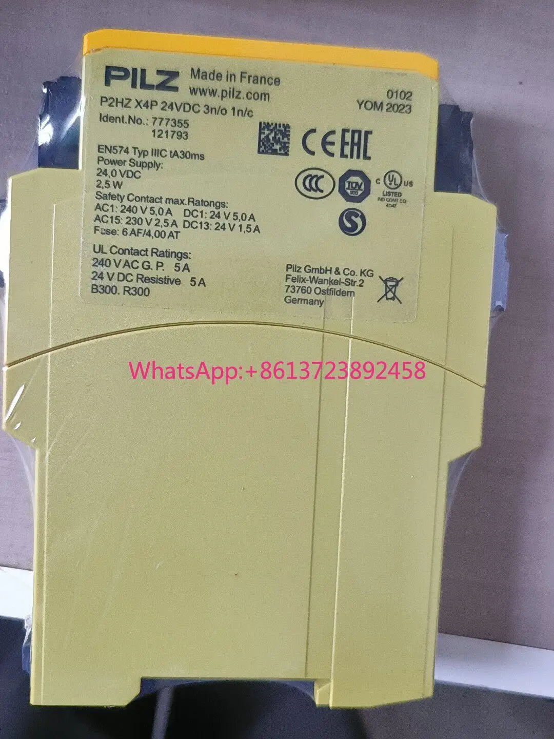 

New PILZ Pilz Safety Relay P2HZ X4P Model 777355 in stock