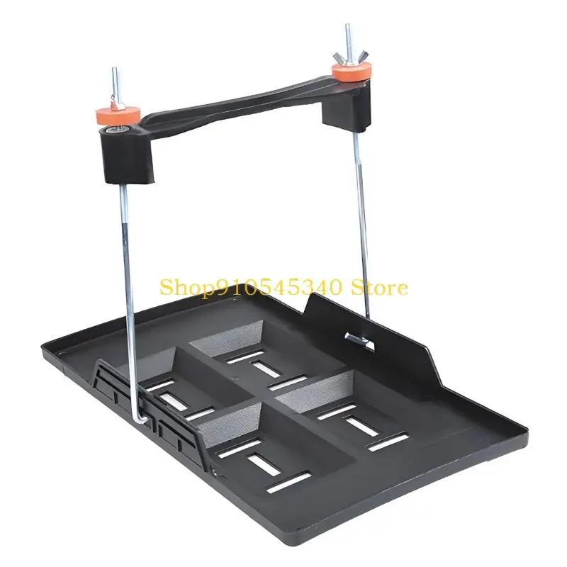 U2JA Vehicle Battery Tray Hold Down Kit for Car Marine Battery Mounting with Molded Tray and Metal Hold Down Hardware