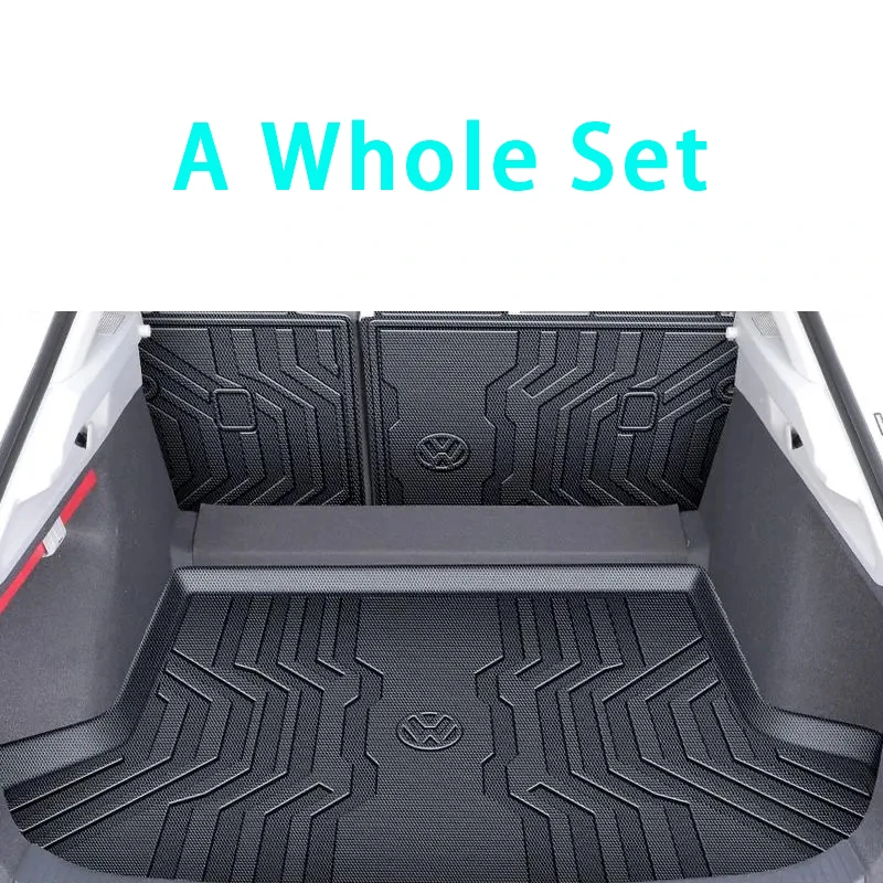 Car Trunk Mat For Volkswagen ID.7 VW ID7 2023 2024 2025 2026 2027 Waterproof Carpet Storage Pad Cargo Liner Rug Auto Accessories