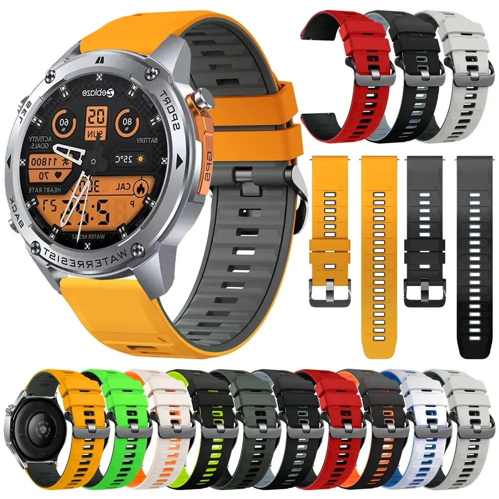 22Mm Silicone Watch… - image