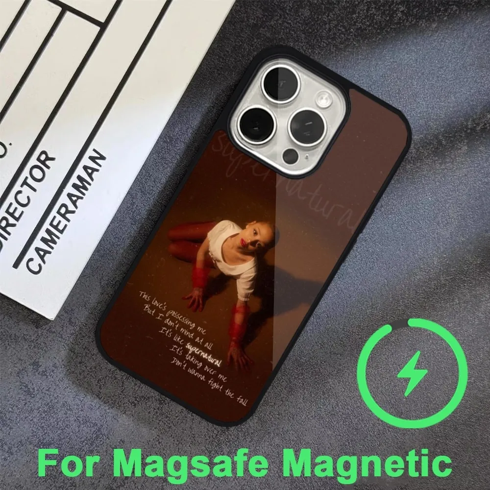 A-Ariana G-Grande Eternal Sunshine Phone Case For iPhone 15 14 13 12 11 Pro Max Plus Magsafe Black Soft Cover