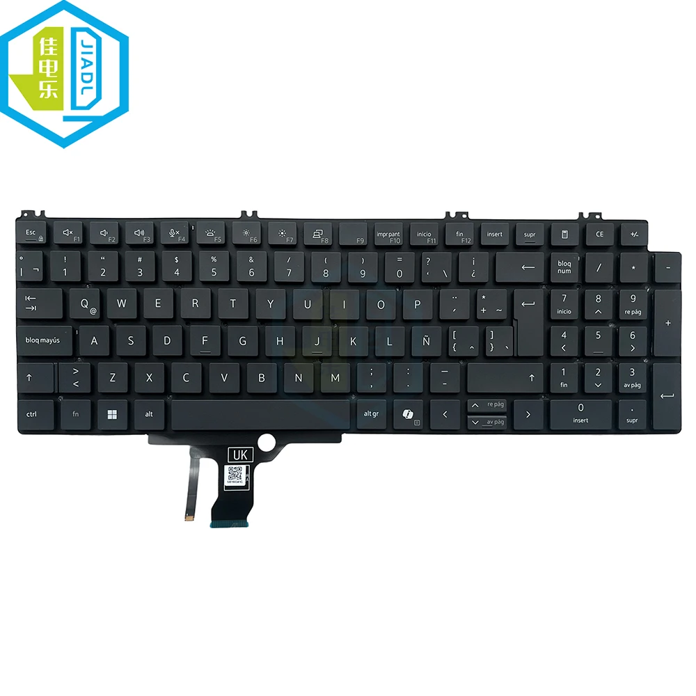 FR GR LA UI UK Laptop Backlit Keyboard For Dell Pro 16 Plus PB16250 PB16255 P135F PC16250 PC16255 0YJCJ4 06JFCM 09NP4C AI Key