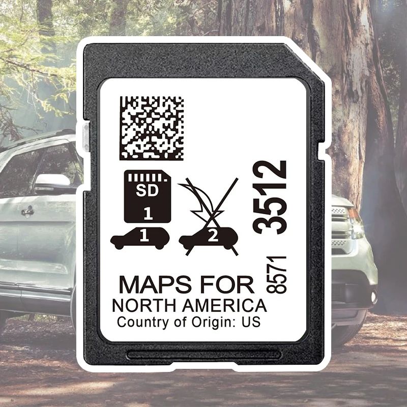 

GM 8571 3512 Sat Nav Navigation GPS 32GB SD Card Update 2024 for Buick Cadillac GMC Car North America USA CAN MEX map Card