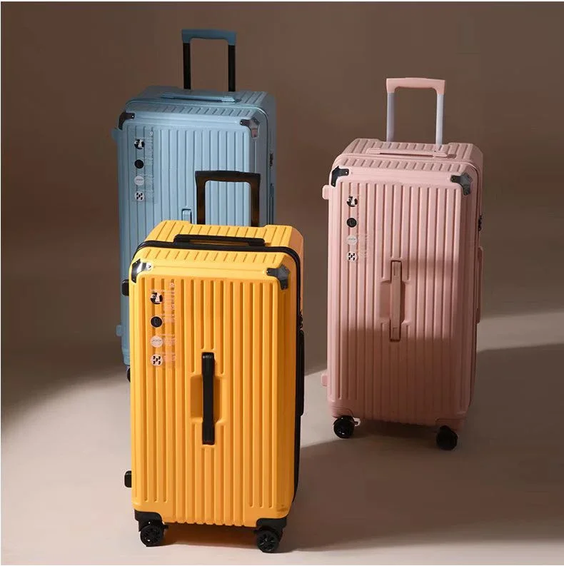 Travel Suitcase New Design Rolling Luggage FashionTrolley Case Large Capacity Trunk Silent Universal Wheel Password Lock Luggage