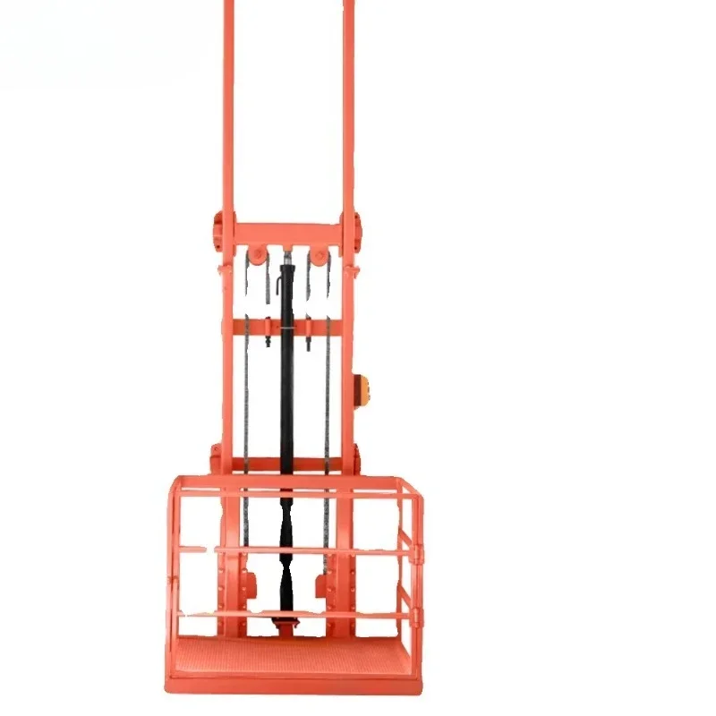 Electric Freight Elevator Loading Basement Hydraulic Goods Lift Warehouse Freight Guide Rail Cargo Lift