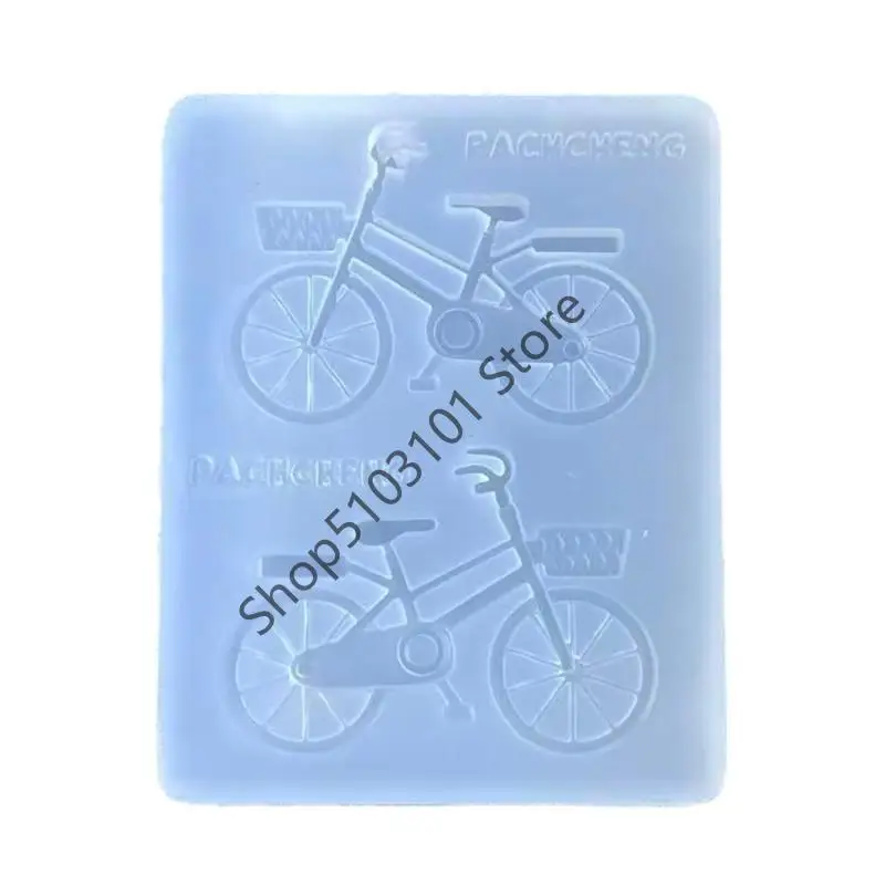 

X6HE велосипедная силиконовая форма для изготовления мыльных свечей, пищевые многоразовые материалы, креативный дизайн, легко