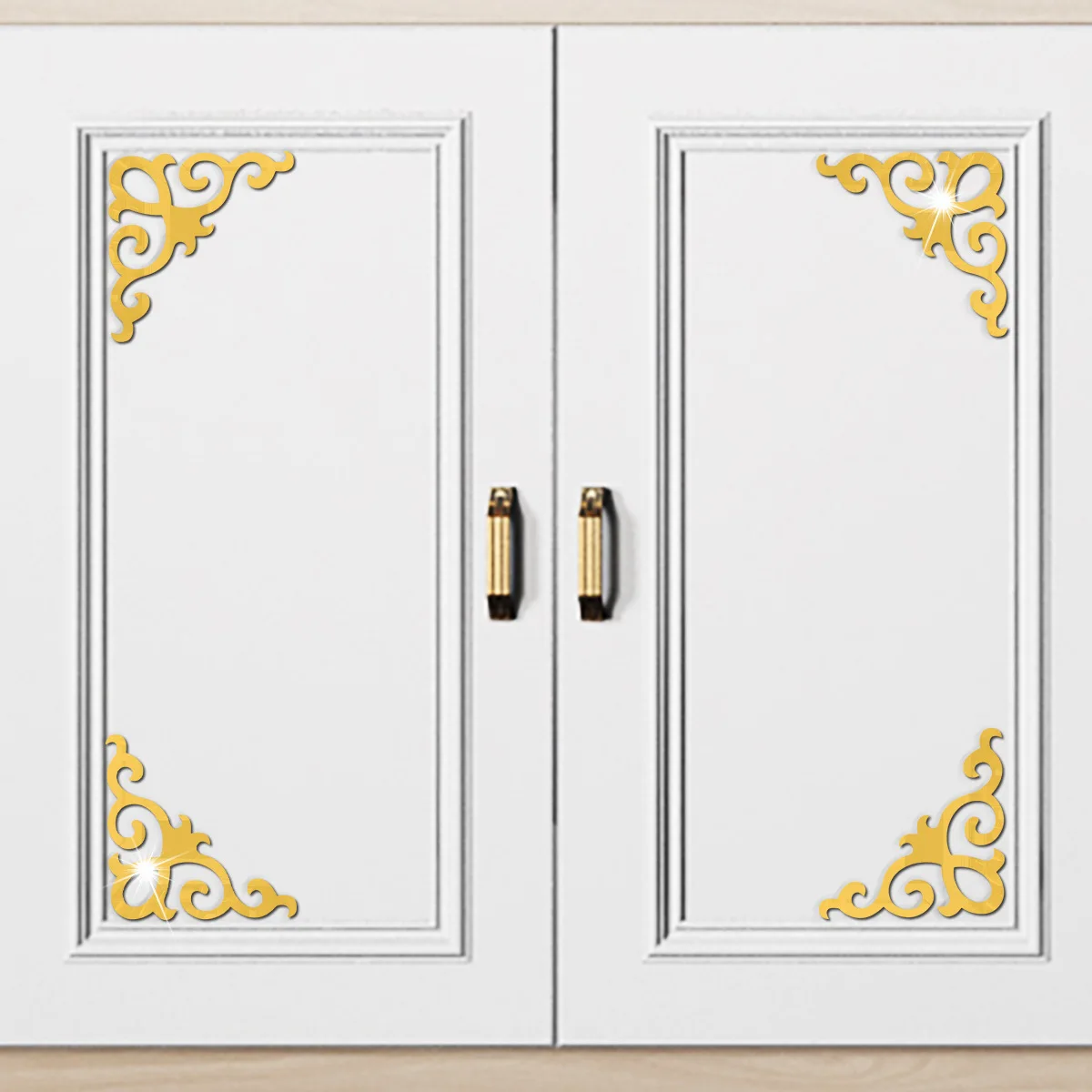 

Corner Mirror Sticker, Acrylic Wall Decor for Home Accent & Protection