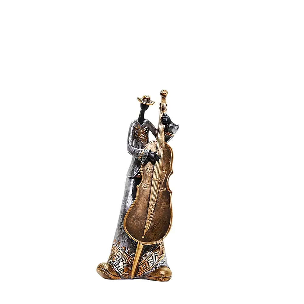 

_Art_Gallery | Vintage Band Creative Art Figurine - Musician Decoration For Living Room, Bookshelf, Or Wine Cabinet - Luxury