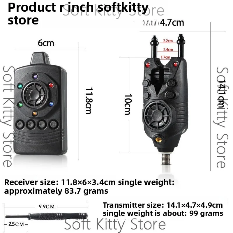 Wireless fishing electronic alarm JY-90 European carp fishing library fishing alarm beeping