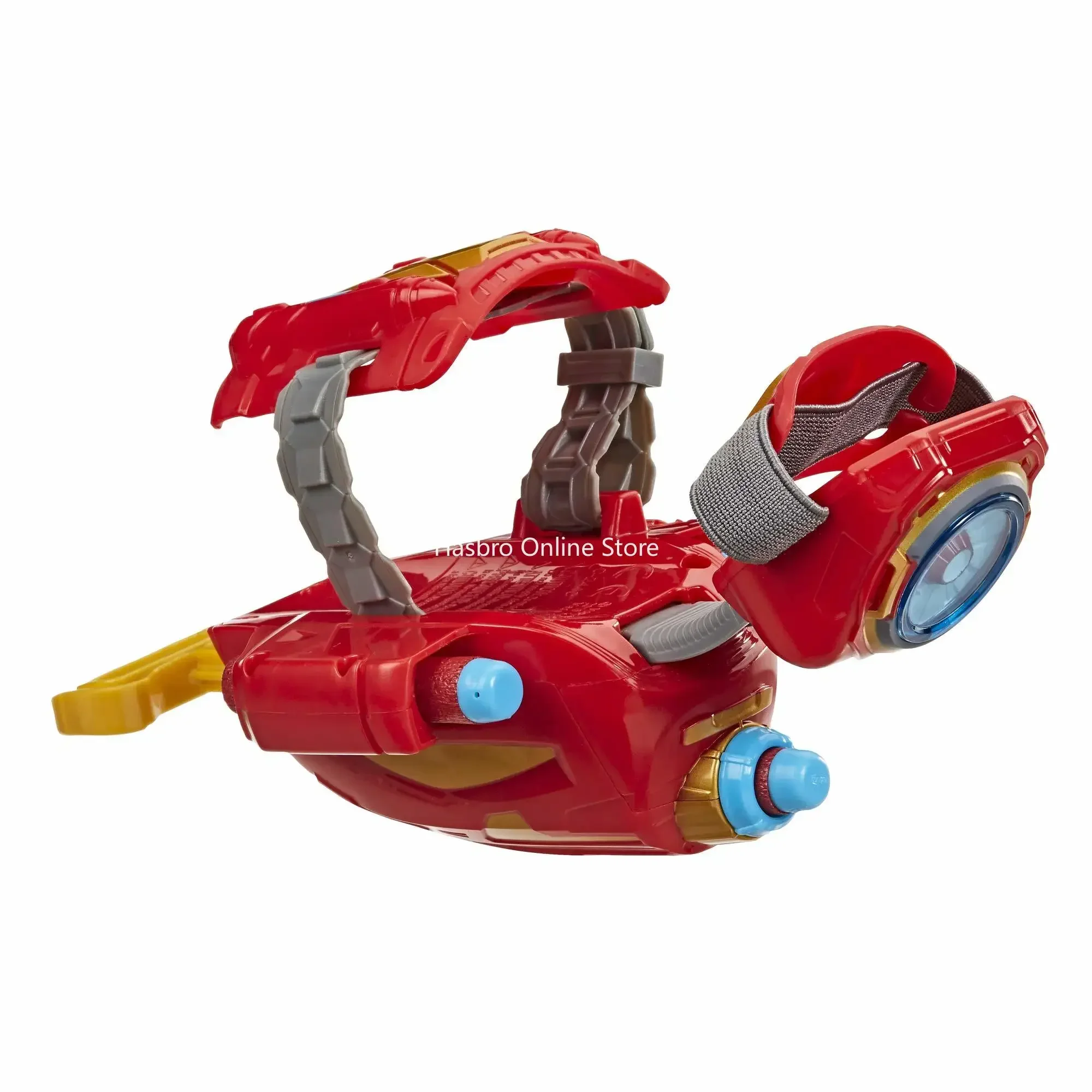هاسبرو أفنجرز NERF Power Moves Marvel Iron Man Repulsor Blast Gauntlet NERF لعبة إطلاق السهام للأطفال لعب الأدوار E7376