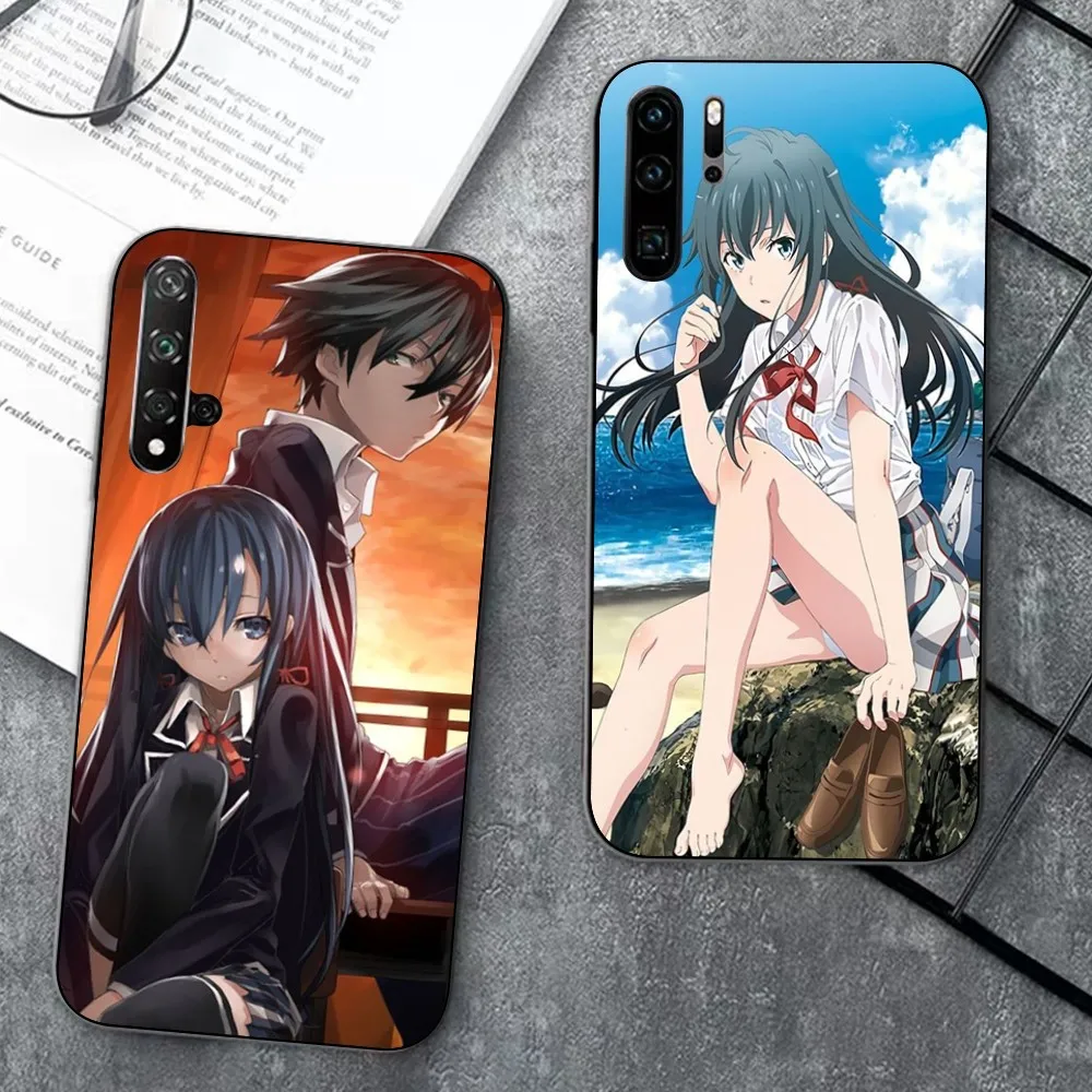 Yukinoshita Yukino OreGairu Phone Case For Huawei P 8 9 10 20 30 40 50 Pro Lite Psmart Honor 10 lite 70 Mate 20lite