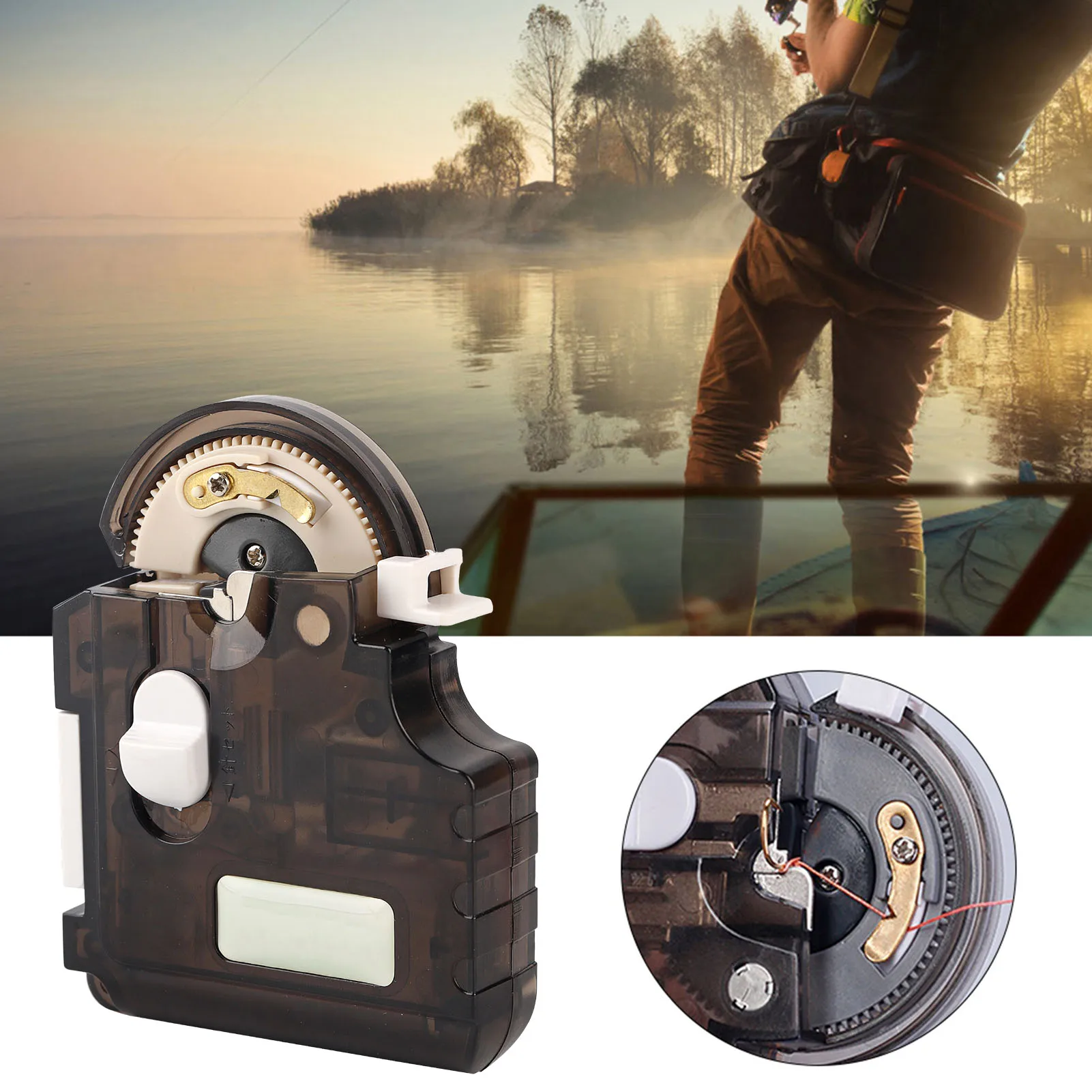 

‌Electric Automatic Fishing Hook Tyer - Portable Knot Tool with Secure Line Winder for Anglers
